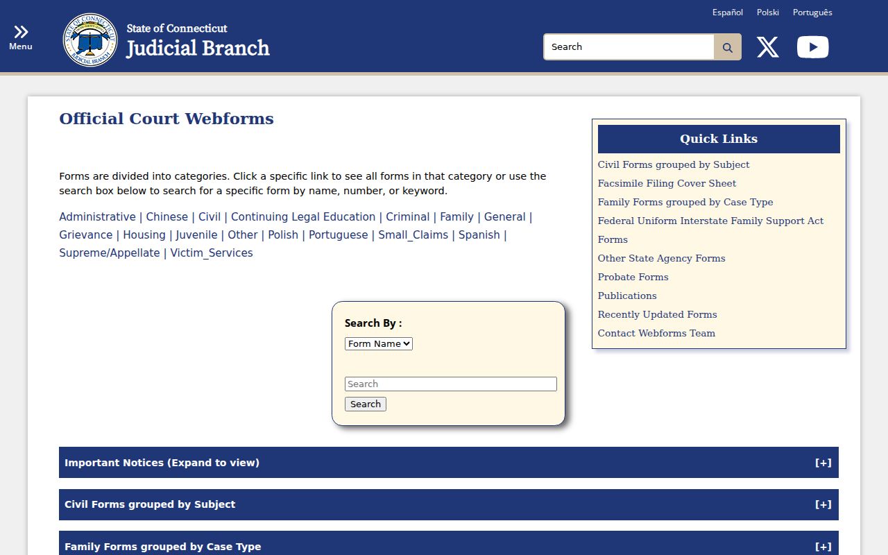 Middlesex Superior Court clerk records Judicial Branch WebForms