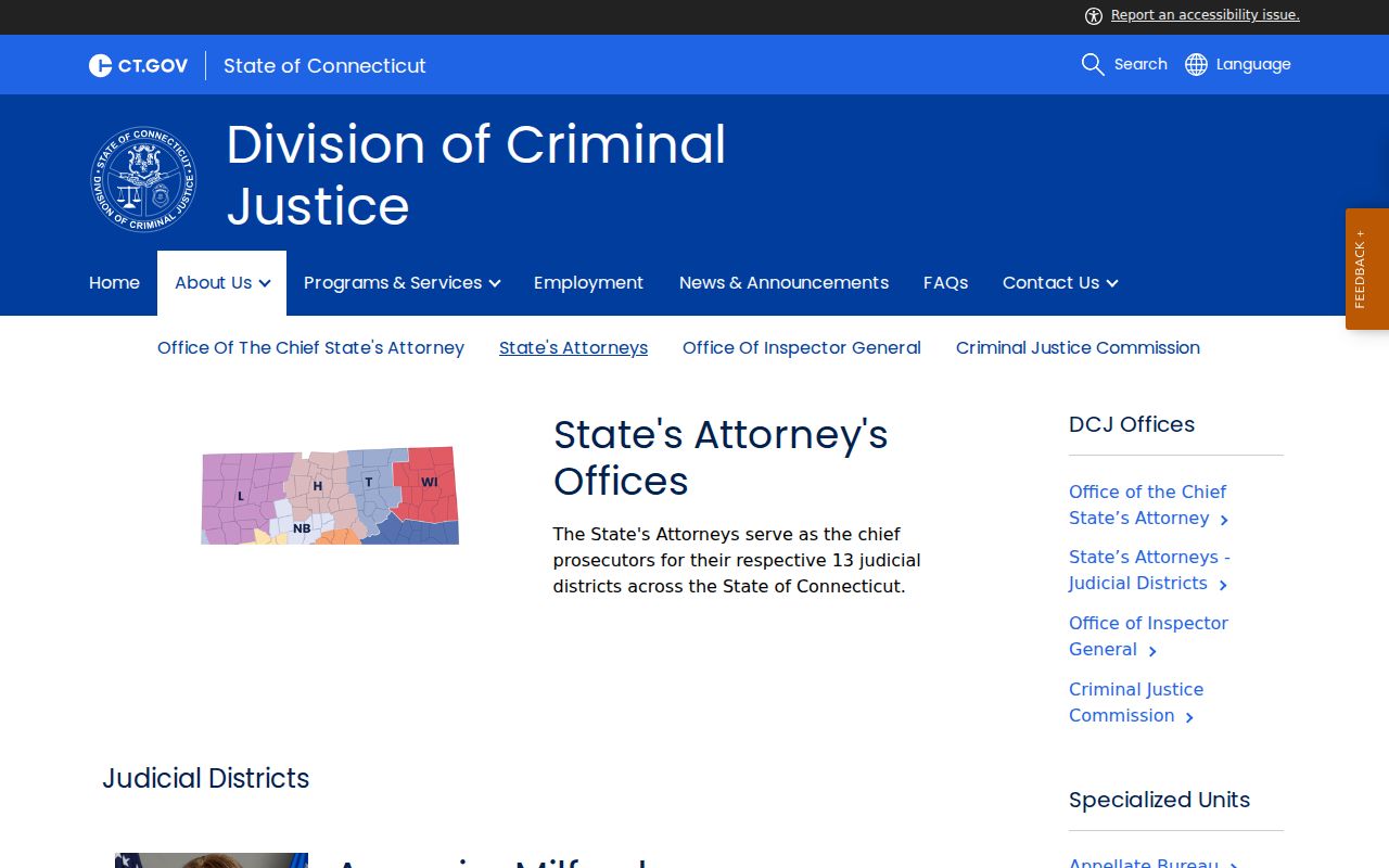 Middlesex County arrest records and charges Connecticut State's Attorneys overview