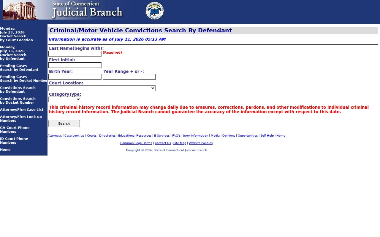 Middlesex County court dockets criminal and motor vehicle convictions search